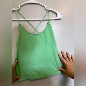 American Eagle Strappy-Go-Lucky Cropped Cami